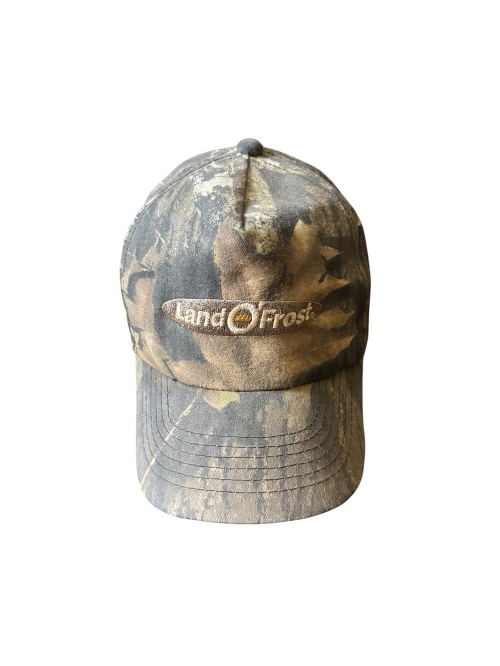 Land O Frost Camo Baseball Cap Hat Adjustable Strapback Hunting Outdoors Fishing